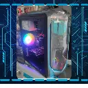 ⚡ Potente Xeon 24 Hilos 🚀 16GB RAM 🎮 Radeon 4GB 💻 SSD+HHD 1.120GB🌈 Luces Gamer 🔥