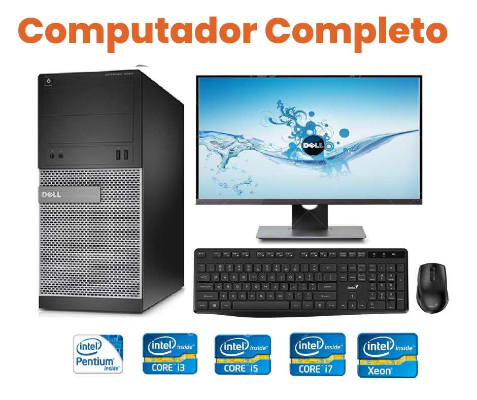 🖥️ Computador Completo ⚡INTEL⚡ Dell Original 🖥️HHD 500GB  🪟 Windows y Office full 