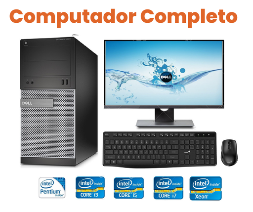 [Compu-02] 🖥️ Computador Completo ⚡INTEL⚡ Dell Original 🖥️HHD 500GB  🪟 Windows y Office full 
